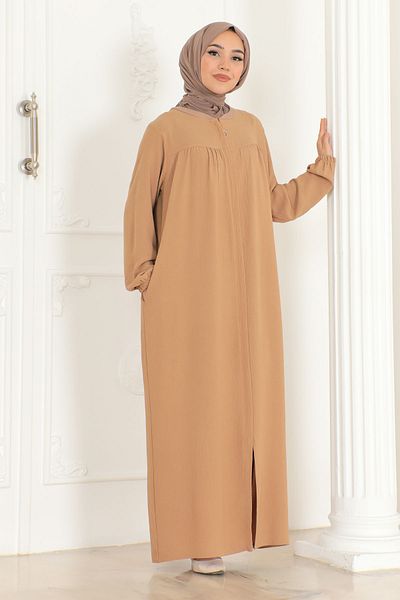 OKTAYUSTA COLLECTİON Mevlana Cut Daily Abaya with Robe
