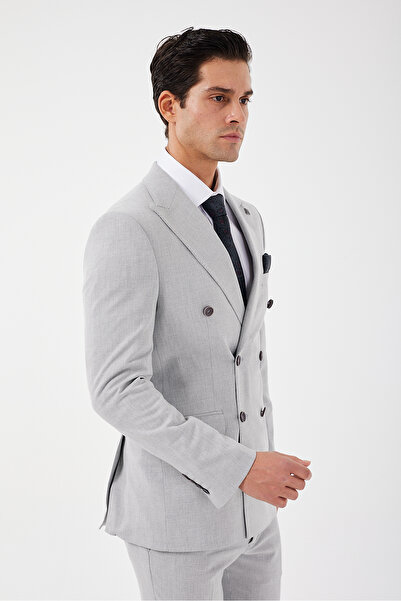 ACTUAL Men's Gray Suit - 4058-A. Model 3