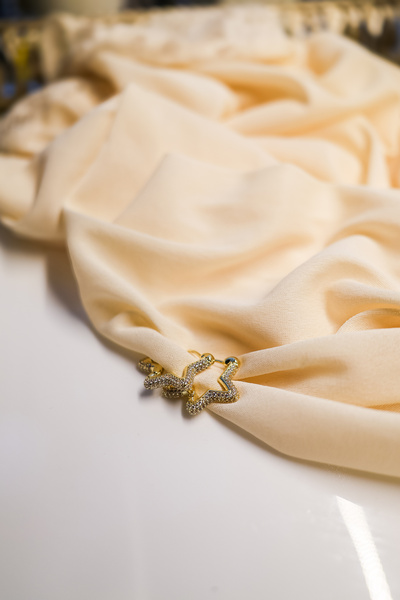 zeryco Gold Büyük Yıldız Küpe