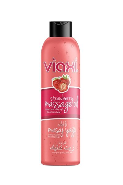 Viaxi Masaj Yağı Çilek Aromalı 177 ml.