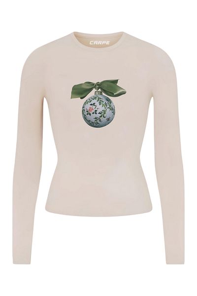 Carpe Christmas Green Ball Full Length Blouse