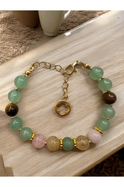 Sunshe Atelier سوار نسائي بتصميم نجمة من الحجر الطبيعي (ترقية النجمة المنخفضة...