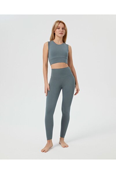 Ayma Active High Waist Light Blue Ecovero Viscous Leggings