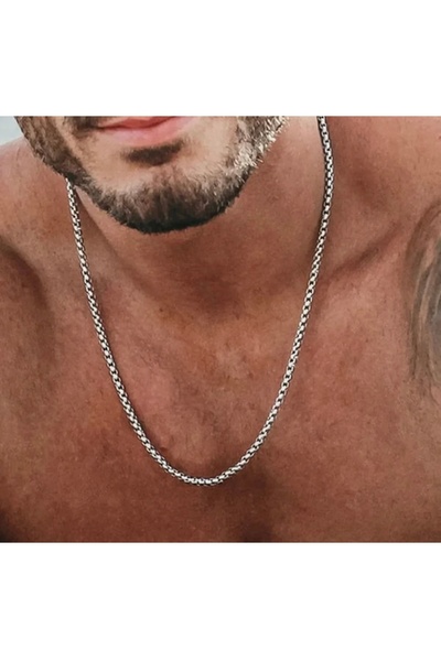 derokas الصلب محبوك الراقية المستوردة المضادة للتشويه قلادة رائعة الاتجاه