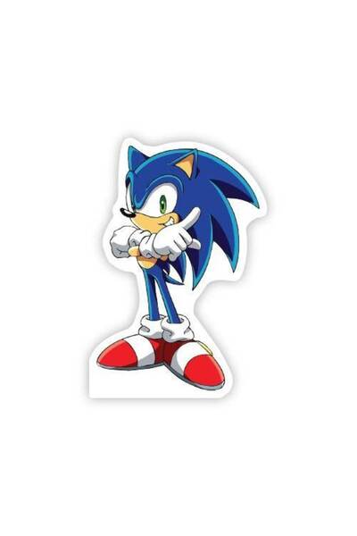 Parti Dükkanım لوحة سونيك بوم على شكل قنفذ مقاس 34 × 23 سم