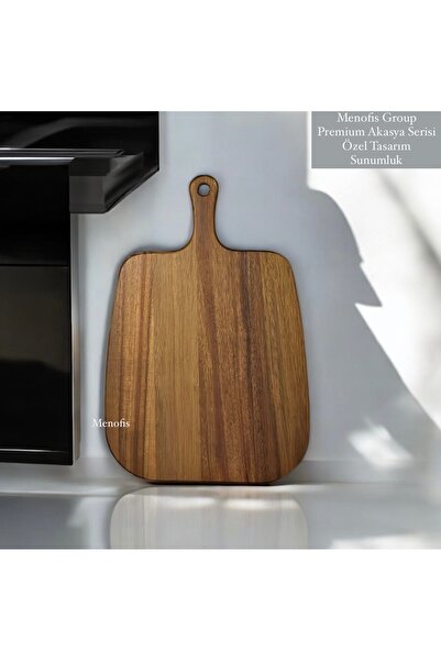 menofis Premium Akasya Serisi Servis Tabağı , Sunum Tabağı , Çok Amaçlı Sunumluk