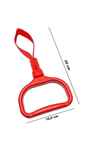 caraks Suport pentru mâner pentru mașină, suport pentru mâner multifuncțional pentru autobuz, roșu, 1 buc.