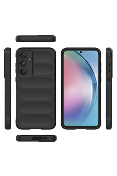 m.tk moveteck Samsung Galaxy A16 Kılıf Kamera Korumalı Kabartmalı Yumuşak Renkli Silikon Kapak içi Kadife Kapak