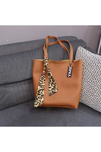 YMZBAG Moon Puppy Detailed Scarf Shoulder Bag