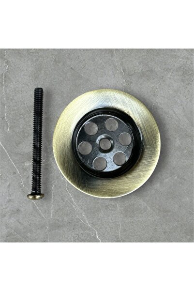 İSAOĞLU YAPI Antik Gold Lavabo Gideri Antik Gold Lavabo Süzgeci Bütün Lavabol...