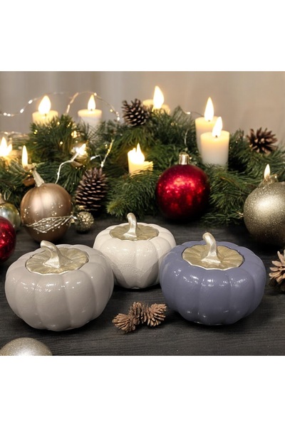 Roses BALKABAĞI BÜYÜK BOY 3 LÜ SET KAPAKLI (6 PARÇA) BOYALI VE CİLALI DEKORAT...