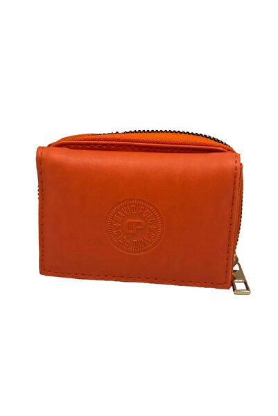 HBS 2025 Year's Lucky Wallet Orange Women's Sports Multi Pocket and Quality Mini Wallet