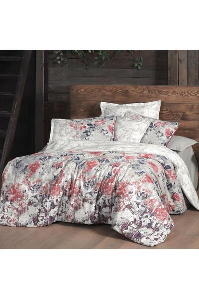 Sarev مقاس مارغريت كينج - طقم غطاء لحاف من الفلانيل القطني بنسبة 100% باللون ...