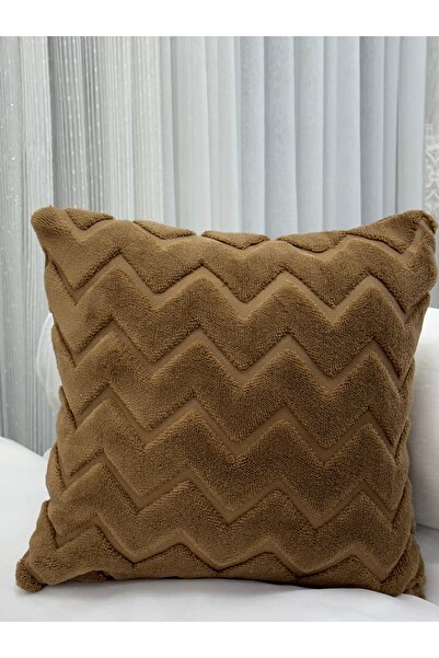bursa çeyiz 3D Bamboo Soft Throw Pillow 45X45 cm 2 Pieces Camel