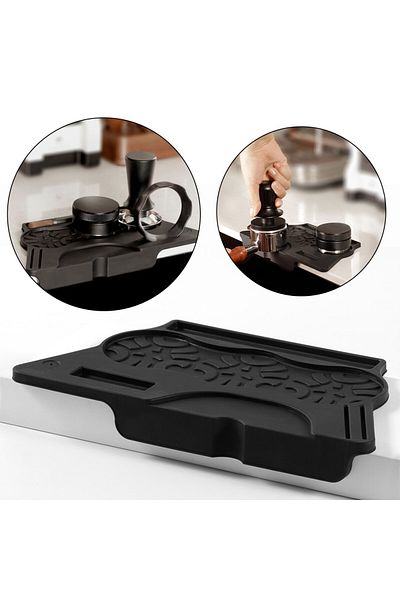 MIBRU Coffee rubber temping matt and accessories stand