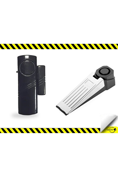 LOREX LR-DST01 Stop Alarm , Kapı Alarmı + LOREX LR-4444S Siyah pencere alarm