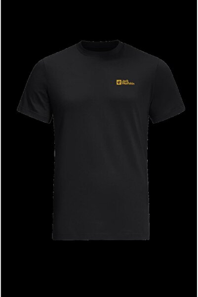 Jack Wolfskin Τεχνικό T-shirt Ανδρικό Βασικό - Μαύρο - M