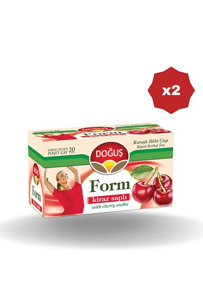Doğuş Birth Plant Form Cherry Handle 20 Pieces - (2 Pieces)