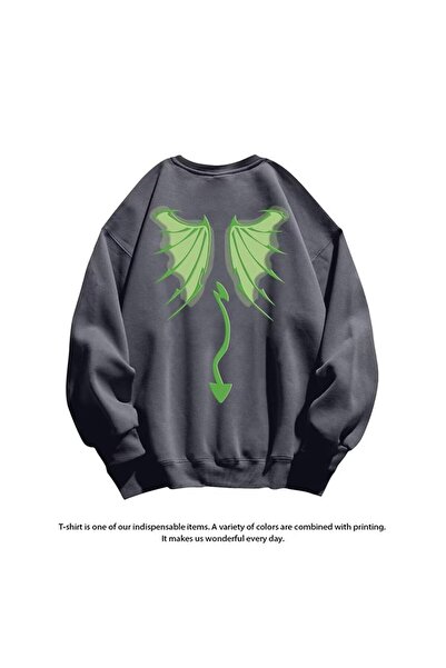 Drippy Pulover pentru bărbați din bumbac, 9 culori, cu imprimeu diavol coreea...