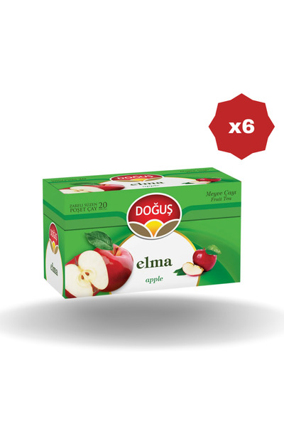 Doğuş DOĞUŞ BİTKİ ELMALI MEYVE ÇAYI 20'Lİ - (6 ADET)