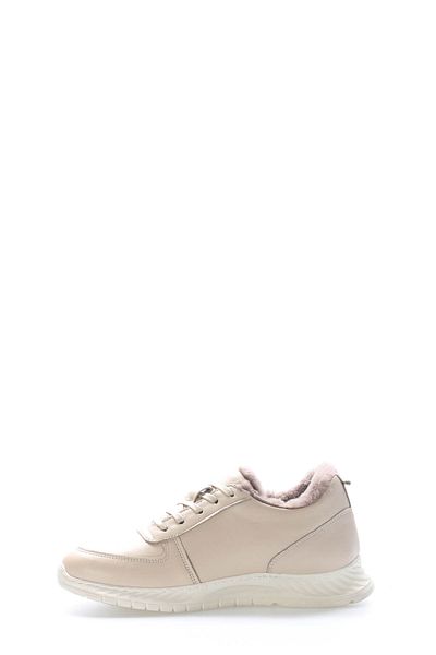 FAST STEP Γυναικεία παπούτσια casual από γνήσιο δέρμα και γούνα 583KZA2502