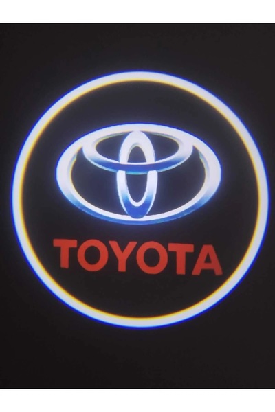 STİLİX GARAGE TOYOTA LOGOLU MESAFE VE IŞIK SENSÖRLÜ PİLLİ KAPI ALTI LED LOGO