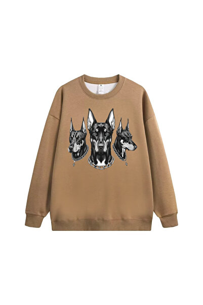Drippy Jesenski muški džemper Nemački doberman Štampano dugih rukava T-shirt ...