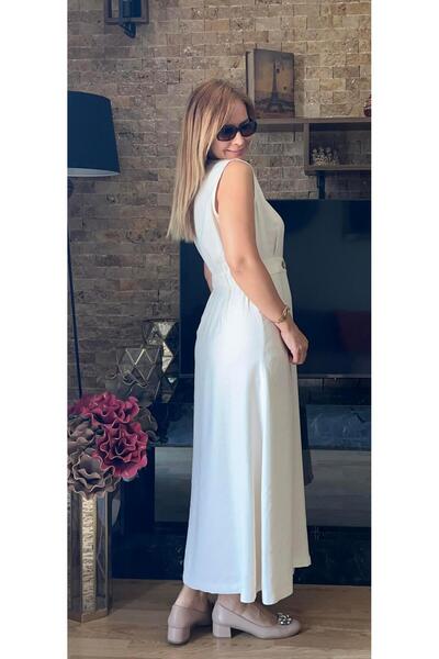 Cardella Бавовняна сукня з тонкої тканини - круазаний комір і ґудзики