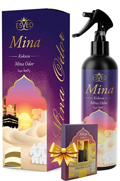 ESVED Mina Kokusu Sprey 400 Ml. Mina Kokusu Parfüm Esansı 3Ml. Hediyeli