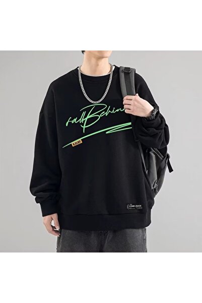 Drippy Cool muški džemper - Japan slovo Sa deznom, Pamuk dugi rukav T-shirt, ...
