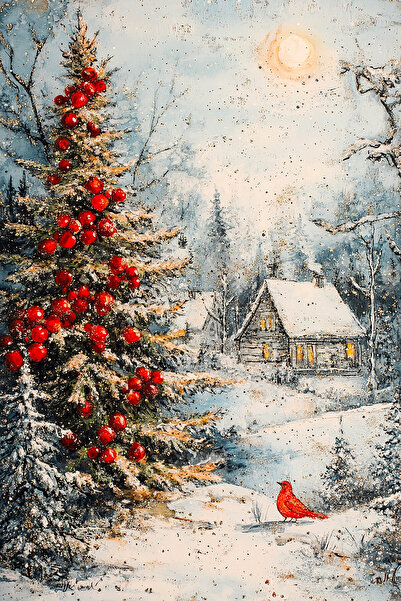 Aden YILBAŞI TEMALI KANVAS TABLO