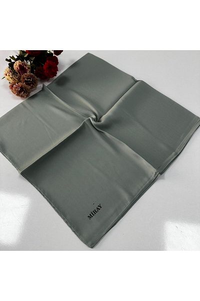 MİRAY Water Green Miray Απλό Κρυστάλλινο Κασκόλ - LTA0509