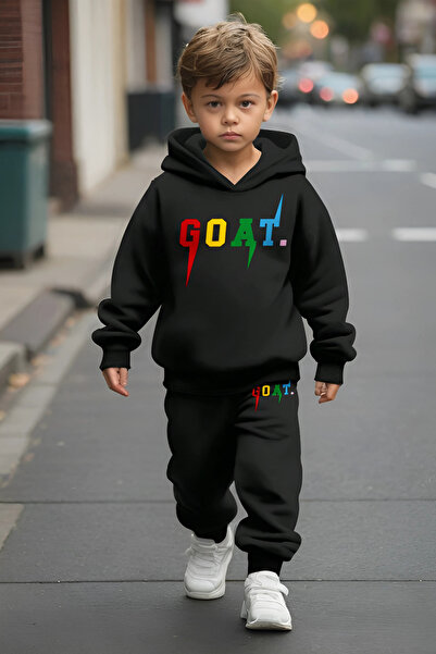 han elegant Set de 2 piese pentru copii, unisex, cu glugă și buzunare cangur,...