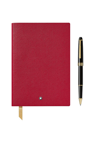 Montblanc Meisterstück Classique Altın Kaplama Rollerball Kalem & 146 Kırmızı...