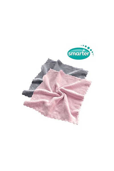 SMARTER Pofidi 2-Pack Microfiber Cleaning Cloth