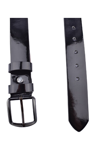 FSM -33 حزام من الجلد اللامع مقاس 4 سم