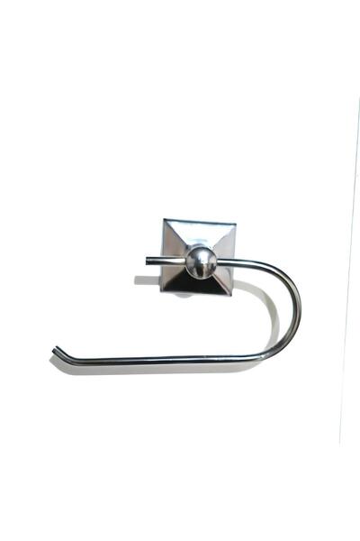 Zethome Paslanmaz Açık WC Kağıtlık Yapışkanlı Pratik Kağıtlık Tuvalet Kağıtlığı