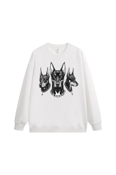 Drippy Jesenski muški džemper Nemački doberman Štampano dugih rukava T-shirt ...