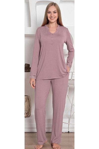 LİMİSSİ Women's Long Sleeve Pajama Set