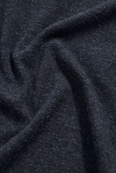 W Collection LACİVERT BİSİKLET YAKA UZUN KOLLU SWEATSHIRT