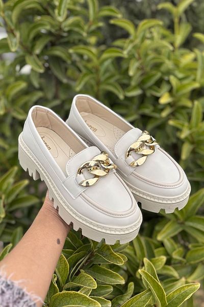 sefayol Дамски обувки Bern Beige Matte Leather