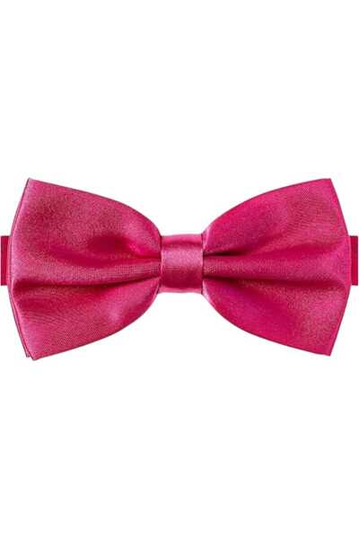 Uniquetrenders Men's Solid Color Satin Bow Tie