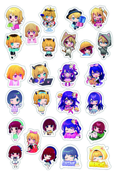 nihonwosekai Set de autocolante cu mini autocolante anime The Star I Chose Os...