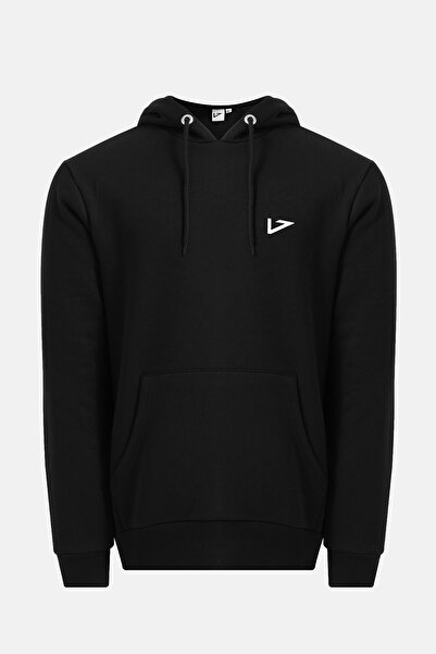 Vaneda Kapişonlu Regular Fit Next Unisex Sweatshirt Siyah