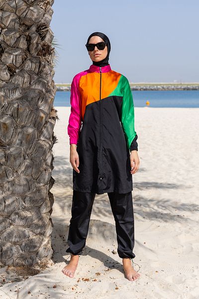 Remsa Mayo Μοντέλο R121 - Remsa Parachute Full Covered Hijab Swimsuit - Cansu