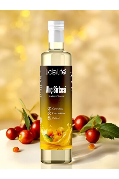 Lida Life Alıç Sirkesi Doğal Fermantasyon 500cc