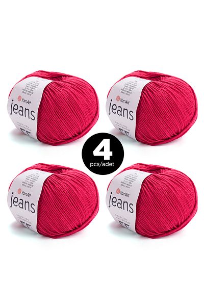 Yarnart Jeans Knitting Strip - 51 - Pack of 4