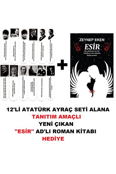 EKEN Ataturk Book Discription 12 Separate Set +''Escription'' Book in One