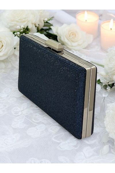 Gloriys Ayakkabı & Çanta Geanta rochie de seara cu 135 de pietre DMC