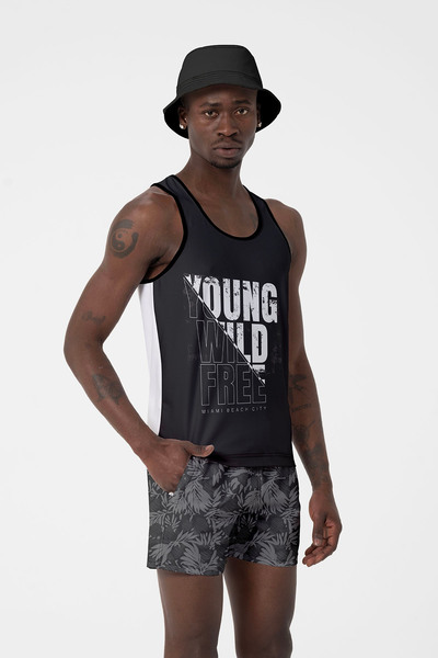 Remsa Mayo Σορτς πισίνας και θάλασσας - ανδρικό μαύρο 202